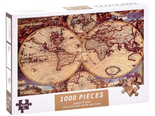 Puzzle antyczna MAPA ŚWIATA 1000 elem.