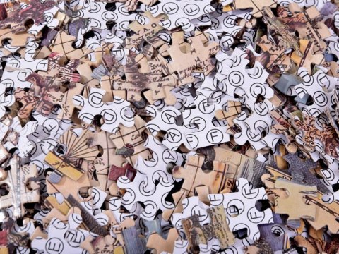 Puzzle antyczna MAPA ŚWIATA 1000 elem.