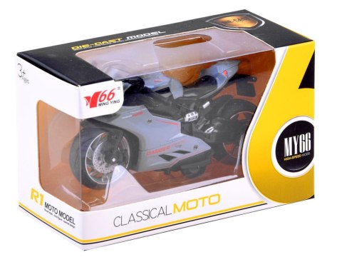 Die-cast MOTOR motocykl z naciągiem