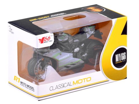 Die-cast MOTOR motocykl z naciągiem