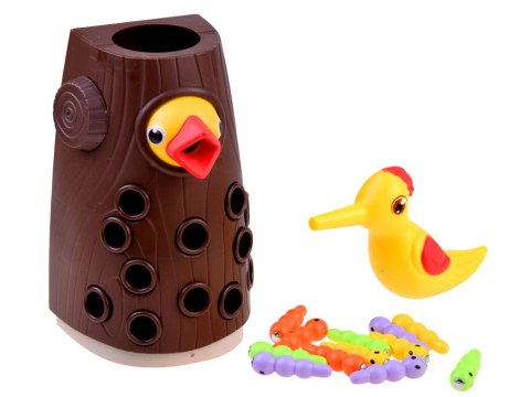 Gra zręcznościowa DZIĘCIOŁ robaczki magnes