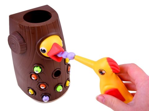 Gra zręcznościowa DZIĘCIOŁ robaczki magnes