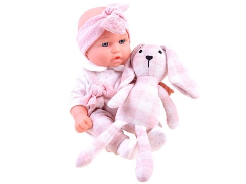 Uroczy BOBAS lalka + pluszowy króliczek