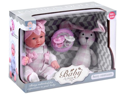 Uroczy BOBAS lalka + pluszowy króliczek