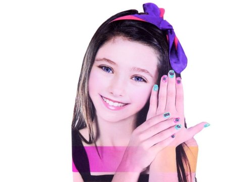 Zestaw do zdobienia paznokci lakier ozdoby