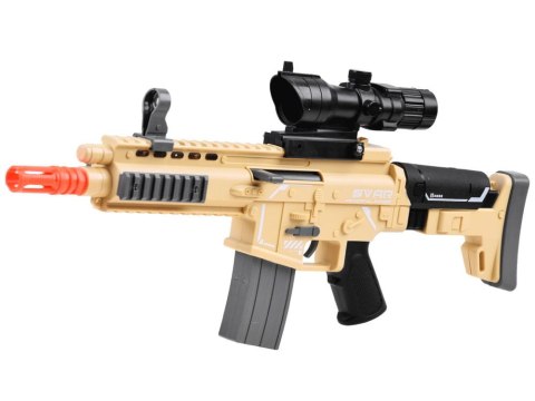 Karabin na naboje piankowe - strzela i świeci