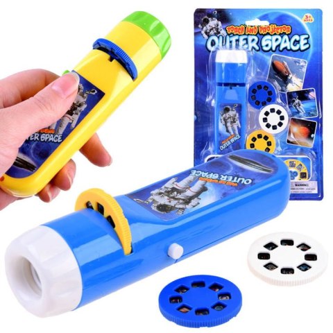 Ręczna latarka Projektor KOSMOS - 24 slajdy