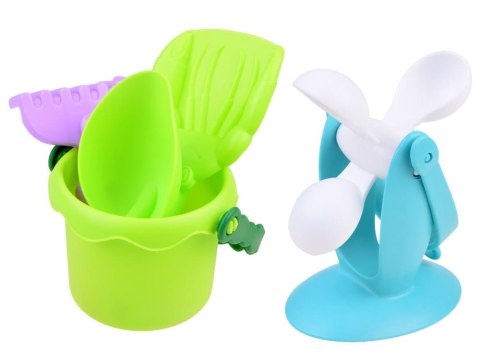 Zestaw do piasku - wiaderko foremki autko