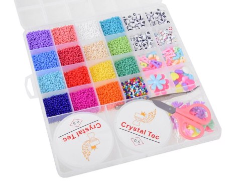 BRANSOLETKI - koraliki, zestaw do tworzenia biżuterii