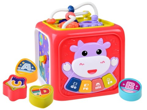 Edukacyjna Kostka interaktywna SORTER PIANINKO