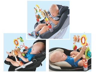 Łuk PAŁĄK z zabawkami do wózka, fotelika, leżaczka