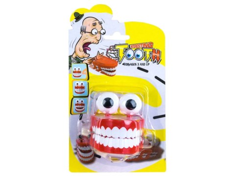 Nakręcana SZCZĘKA chodzące zęby śmieszny gadżet