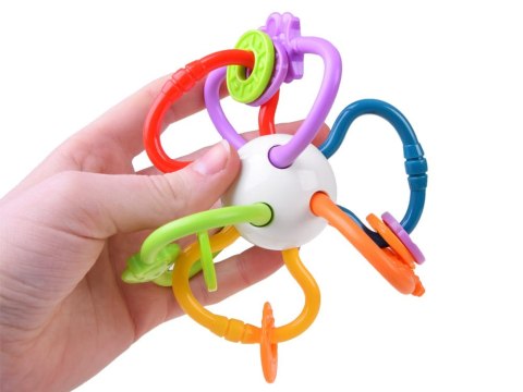 Sensoryczny GRYZAK GRZECHOTKA spirala