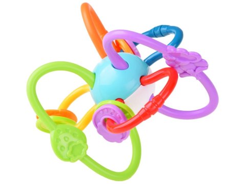 Sensoryczny GRYZAK GRZECHOTKA spirala