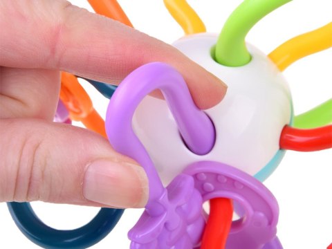 Sensoryczny GRYZAK GRZECHOTKA spirala