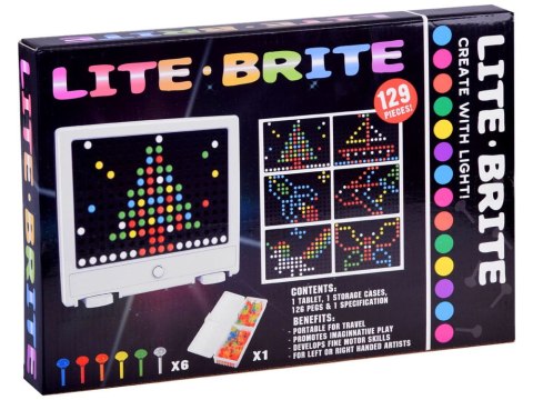 Tablica led z lampaki MOZAIKA UKŁADANKA PINEZKI