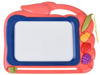 Znikopis z kolorowym tłem tablica stempelki