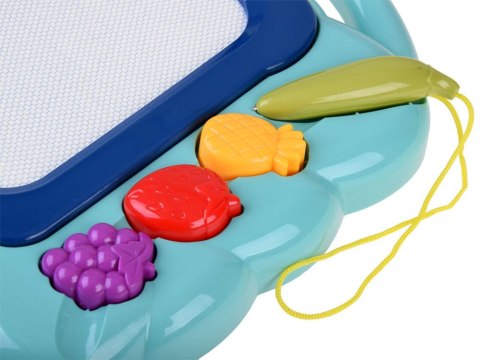 Znikopis z kolorowym tłem tablica stempelki