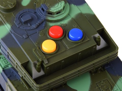 Czołg wojskowy moro światło dźwięk