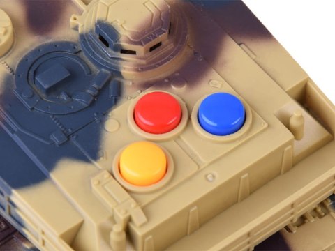 Czołg wojskowy moro światło dźwięk