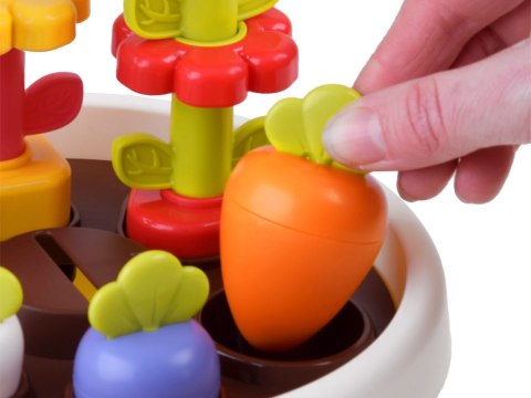 KLOCKI doniczka kwiatki SORTER piramida 12m+