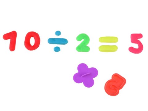 MASA PLASTYCZNA + foremki cyfry kształty