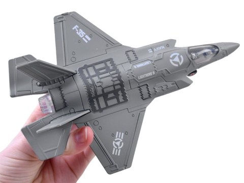 Metalowy MYŚLIWIEC samolot wojskowy F-35