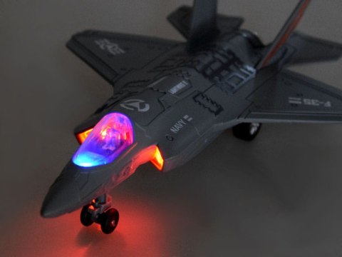 Metalowy MYŚLIWIEC samolot wojskowy F-35