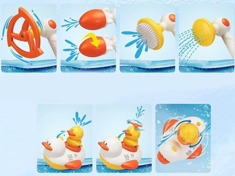Pływająca KACZKA, ŁÓDŹ do kąpieli - prysznic KACZUSZKI