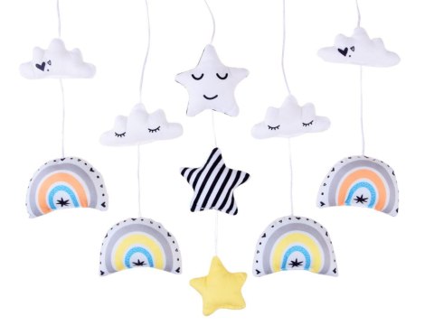 Nakręcana KARUZELA pozytywka zabawki tęcza