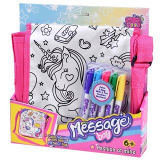 TOREBKA do malowania + pisaki jednorożec