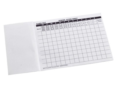 DOMINO gra Mexican Train metalowy kuferek