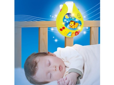 Interaktywna KARUZELA KARUZELKA pozytywka do łóżeczka