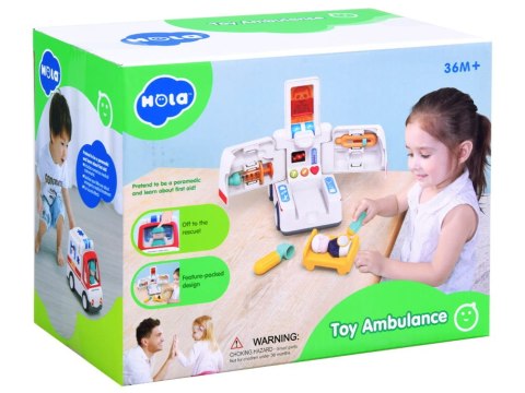 Interaktywne autko AMBULANS PACJENT