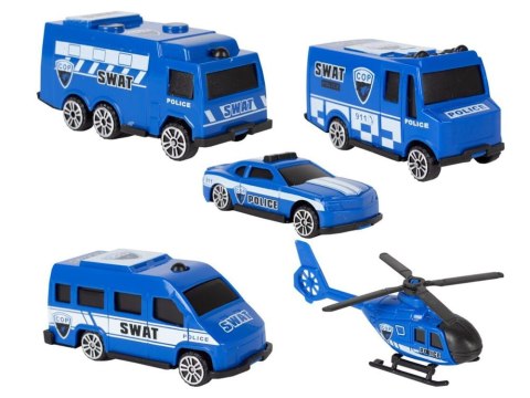 KOLEJKA elektryczna POCIĄG tor POLICJA