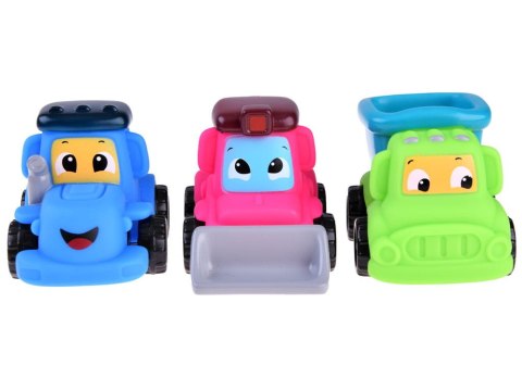 Miękkie AUTKA budowlane 3szt 18M+ ZESTAW