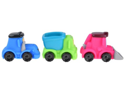 Miękkie AUTKA budowlane 3szt 18M+ ZESTAW