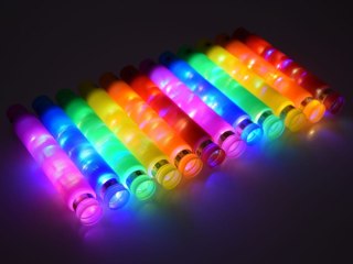 POP TUBE rurki sensoryczne świecące LED 12szt