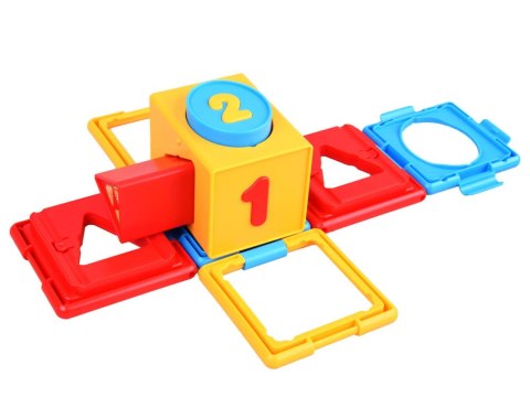 SORTER Edukacyjna rozkładana KOSTKA logiczna