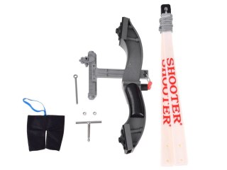 Zestaw łuczniczy łuk strzały tarcza