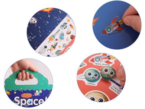 KSIĄŻECZKA ALBUM NAKLEJKI farma zwierzęta warzywa