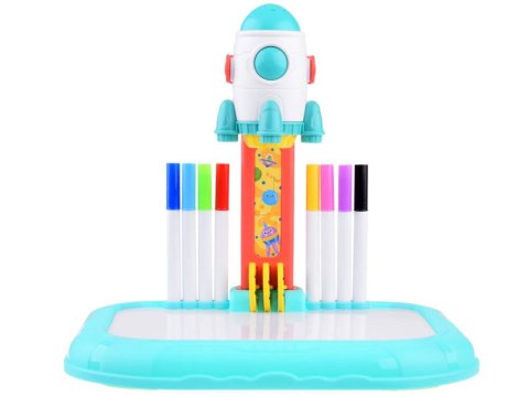 Kosmiczny PROJEKTOR RZUTNIK do wyświetlania, rysowania ZESTAW PLASTYCZNY