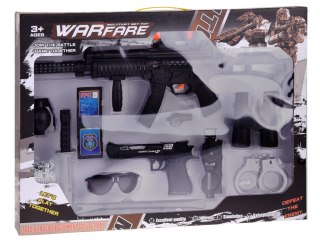 Mały POLICJANT POLICJA pistolet kajdanki odznaka