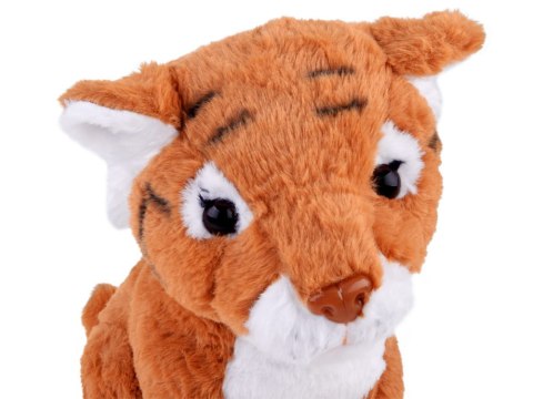 Maskotka pluszowy TYGRYS brązowy 30cm tygrysek ZOO