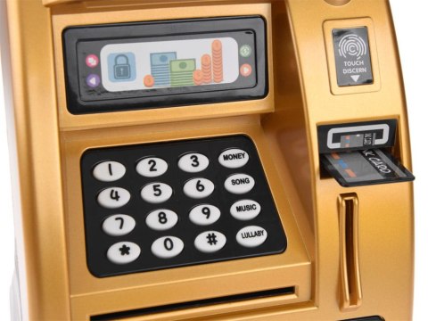 Muzyczny BANKOMAT Sejf Bank SKARBONKA dla dzieci