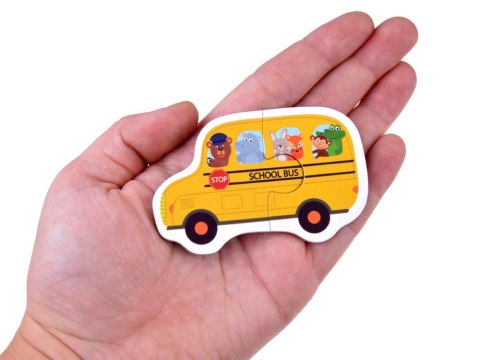 POJAZDY maszyny budowlane samochody PUZZLE UKŁADANKA