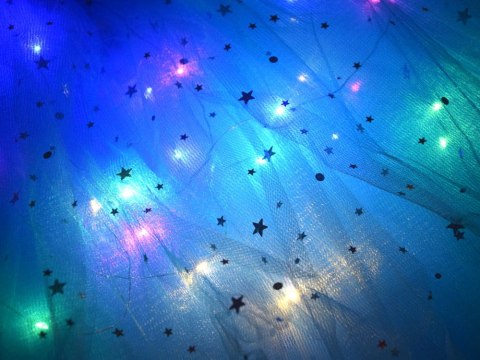 Świecący kostium strój przebranie WRÓŻKA MOTYL skrzydełka spódniczka