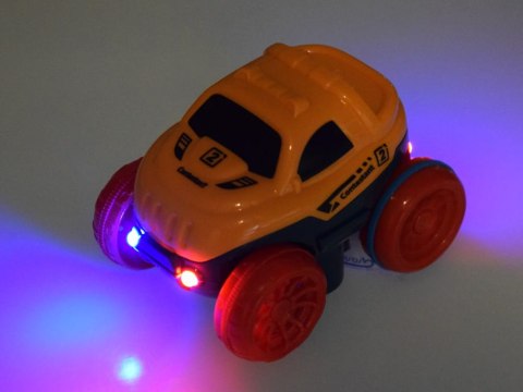 Zakręcony giętki TOR SAMOCHODOWY + autko AUTO 291-elementów