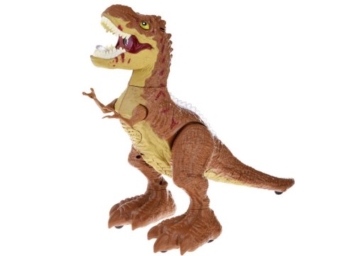 DINOZAUR T-REX sterowany gestem + pilot RC 2w1 zieje ryczy świeci tańczy