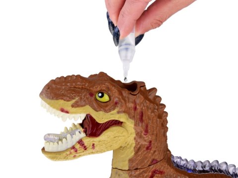 DINOZAUR T-REX sterowany gestem + pilot RC 2w1 zieje ryczy świeci tańczy